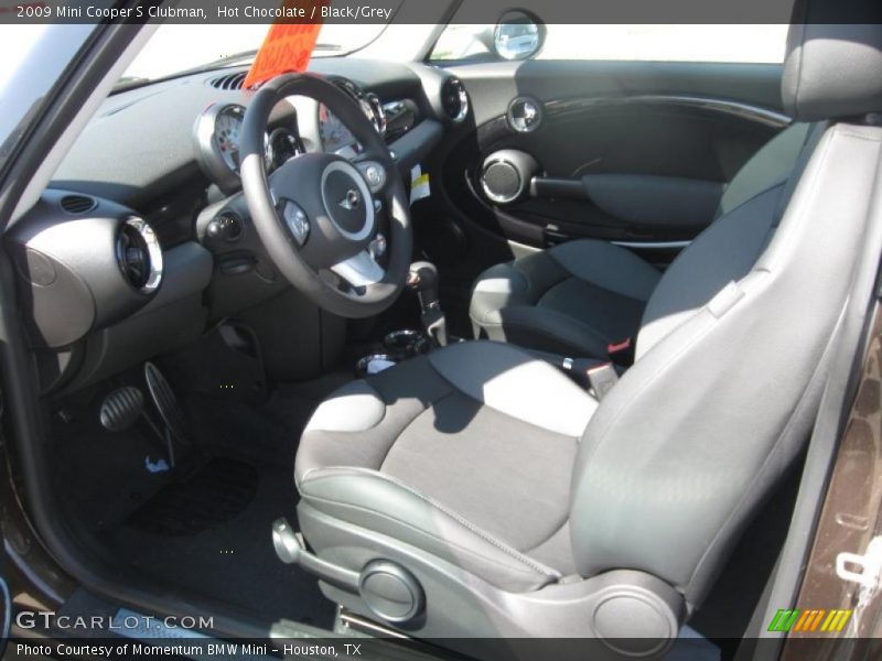 Hot Chocolate / Black/Grey 2009 Mini Cooper S Clubman