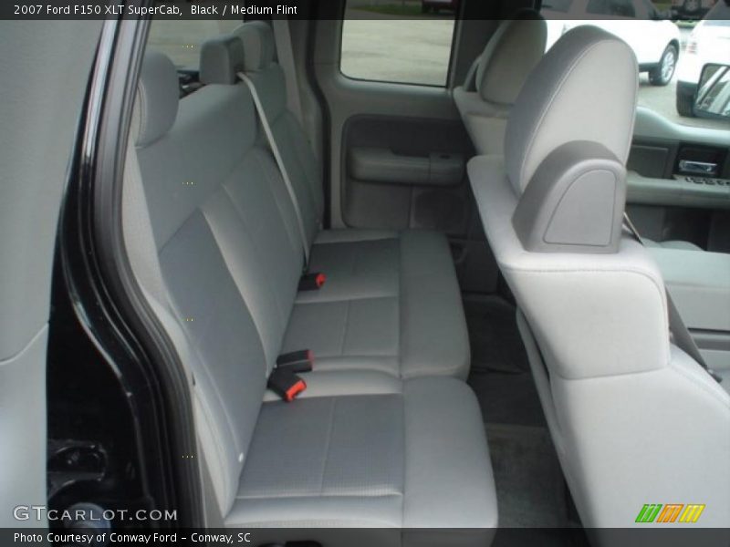 Black / Medium Flint 2007 Ford F150 XLT SuperCab