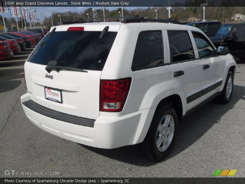 Stone White / Medium Slate Gray 2006 Jeep Grand Cherokee Laredo