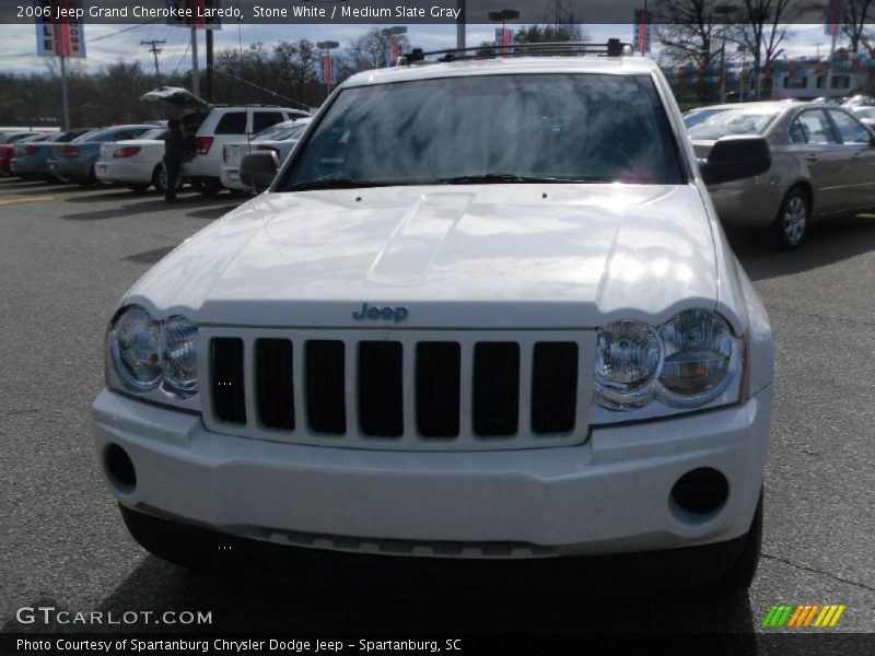 Stone White / Medium Slate Gray 2006 Jeep Grand Cherokee Laredo