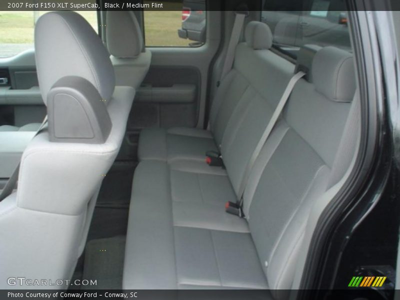 Black / Medium Flint 2007 Ford F150 XLT SuperCab