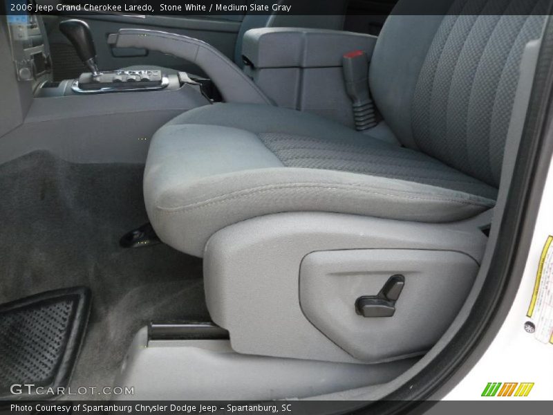 Stone White / Medium Slate Gray 2006 Jeep Grand Cherokee Laredo
