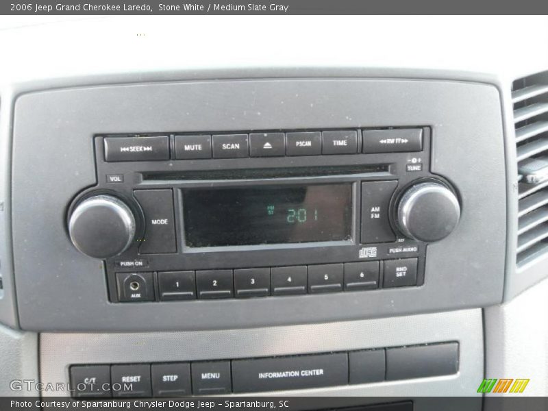 Stone White / Medium Slate Gray 2006 Jeep Grand Cherokee Laredo