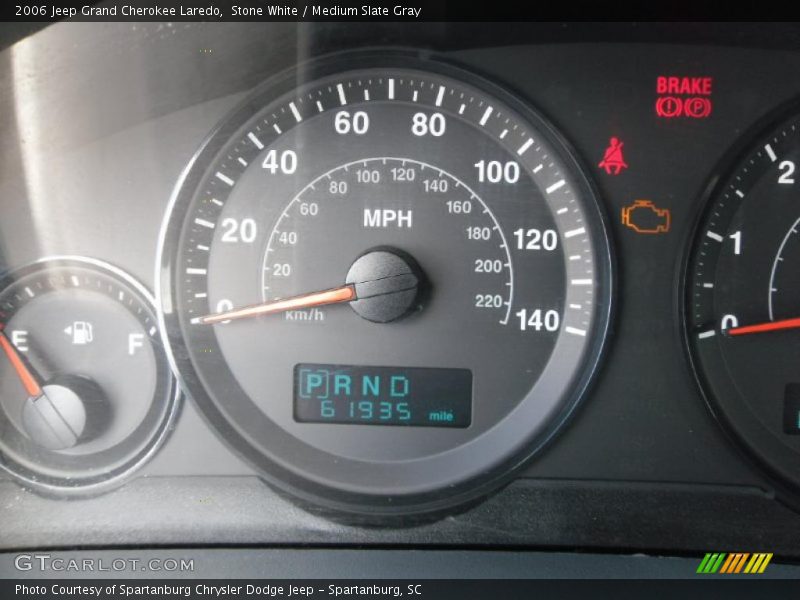 Stone White / Medium Slate Gray 2006 Jeep Grand Cherokee Laredo