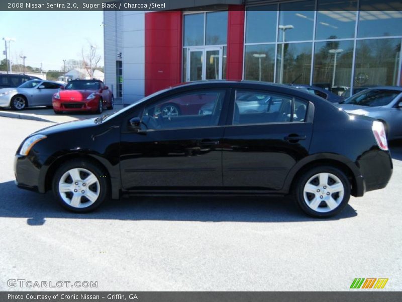Super Black / Charcoal/Steel 2008 Nissan Sentra 2.0