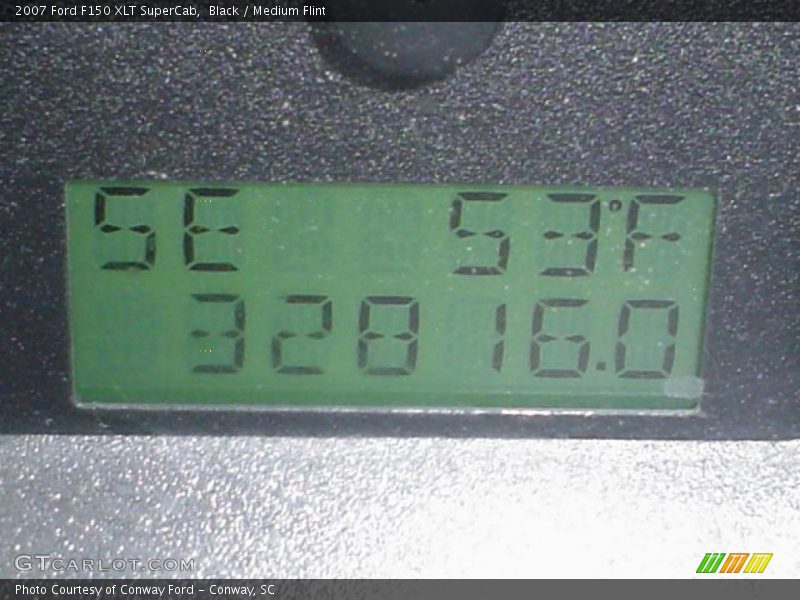 Black / Medium Flint 2007 Ford F150 XLT SuperCab