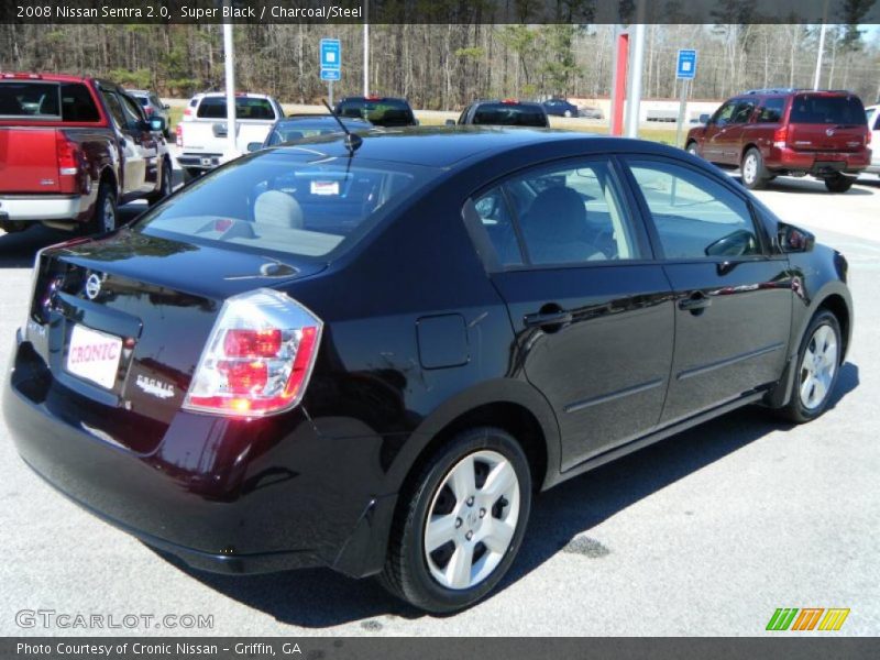 Super Black / Charcoal/Steel 2008 Nissan Sentra 2.0