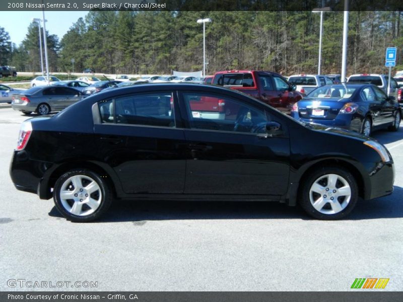 Super Black / Charcoal/Steel 2008 Nissan Sentra 2.0