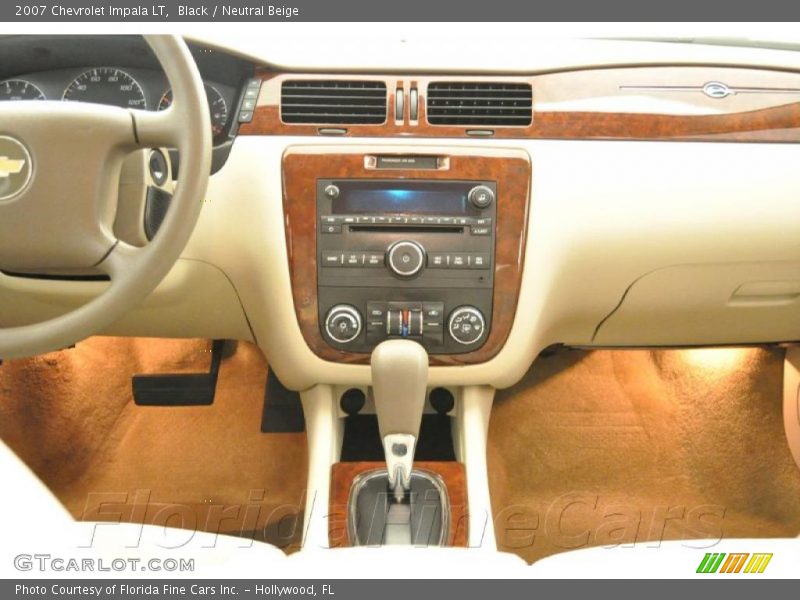 Black / Neutral Beige 2007 Chevrolet Impala LT