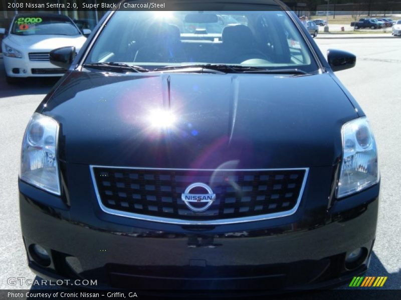 Super Black / Charcoal/Steel 2008 Nissan Sentra 2.0