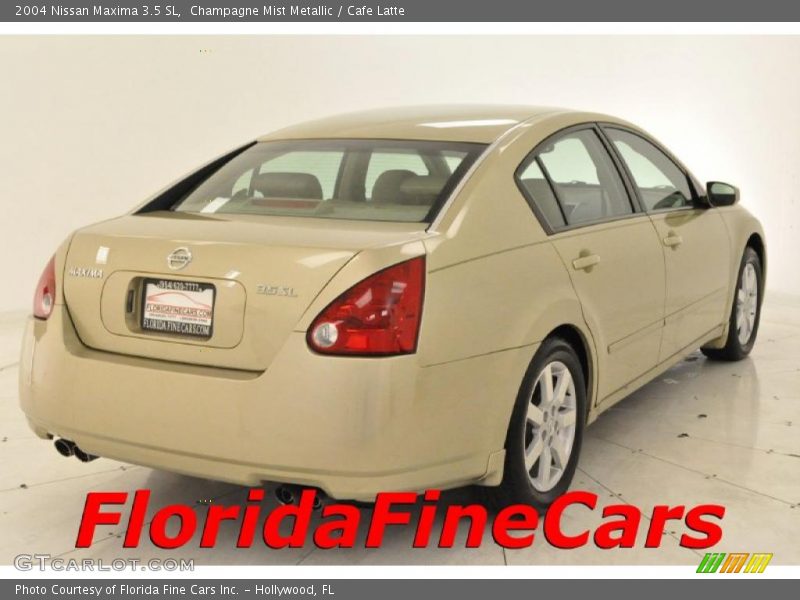 Champagne Mist Metallic / Cafe Latte 2004 Nissan Maxima 3.5 SL