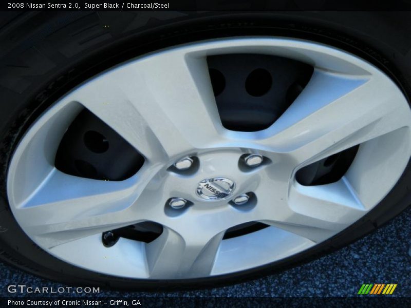 Super Black / Charcoal/Steel 2008 Nissan Sentra 2.0