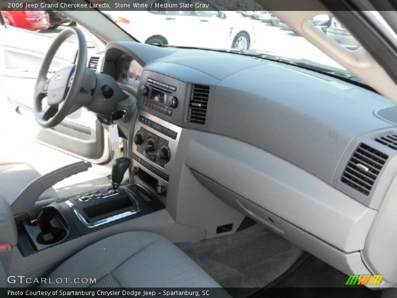 Stone White / Medium Slate Gray 2006 Jeep Grand Cherokee Laredo