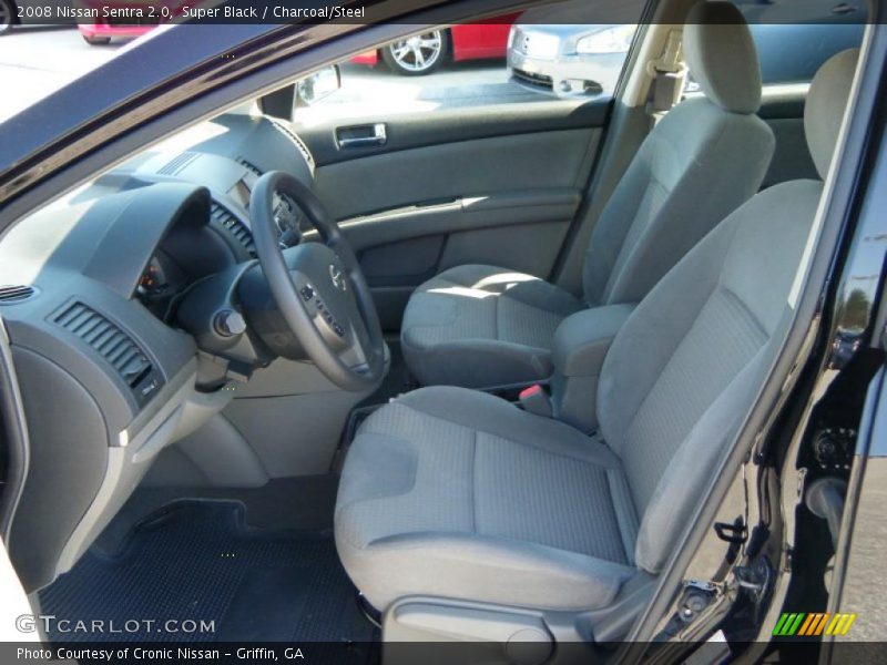 Super Black / Charcoal/Steel 2008 Nissan Sentra 2.0