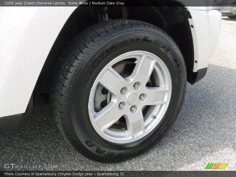 Stone White / Medium Slate Gray 2006 Jeep Grand Cherokee Laredo