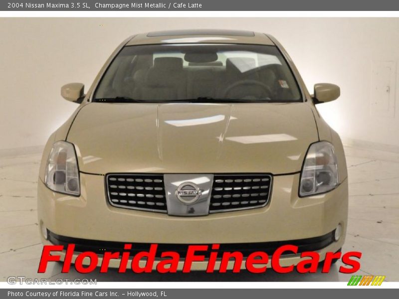 Champagne Mist Metallic / Cafe Latte 2004 Nissan Maxima 3.5 SL
