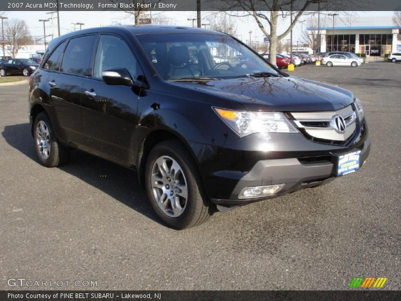 Formal Black Pearl / Ebony 2007 Acura MDX Technology