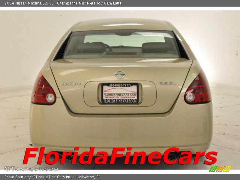 Champagne Mist Metallic / Cafe Latte 2004 Nissan Maxima 3.5 SL