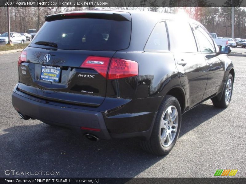 Formal Black Pearl / Ebony 2007 Acura MDX Technology