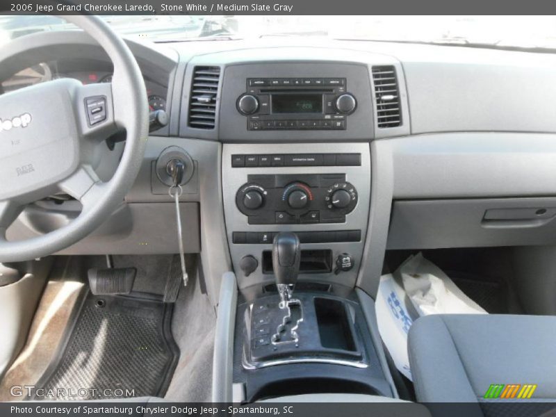 Stone White / Medium Slate Gray 2006 Jeep Grand Cherokee Laredo