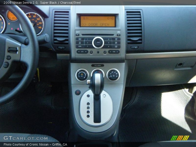 Super Black / Charcoal/Steel 2008 Nissan Sentra 2.0