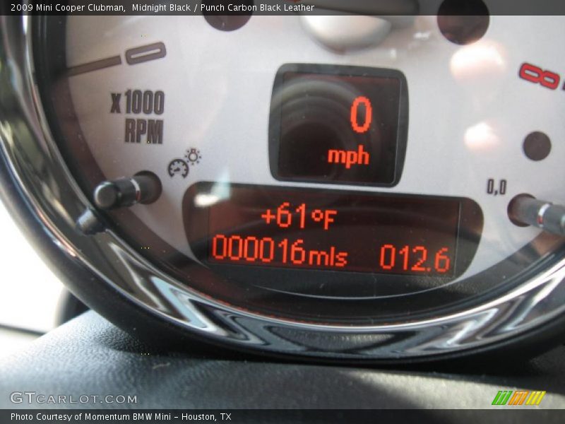 Midnight Black / Punch Carbon Black Leather 2009 Mini Cooper Clubman