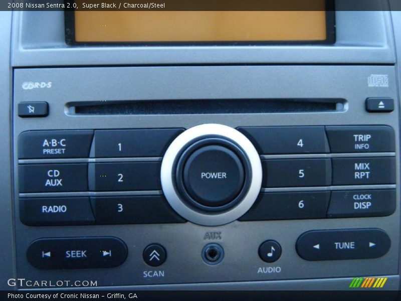 Super Black / Charcoal/Steel 2008 Nissan Sentra 2.0