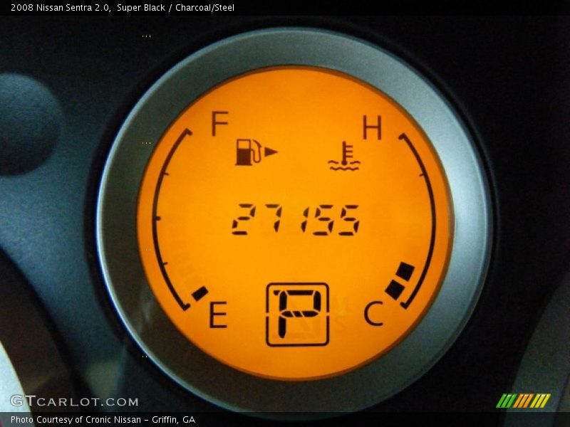 Super Black / Charcoal/Steel 2008 Nissan Sentra 2.0