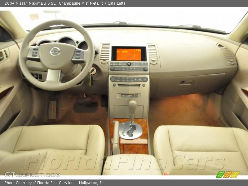 Champagne Mist Metallic / Cafe Latte 2004 Nissan Maxima 3.5 SL