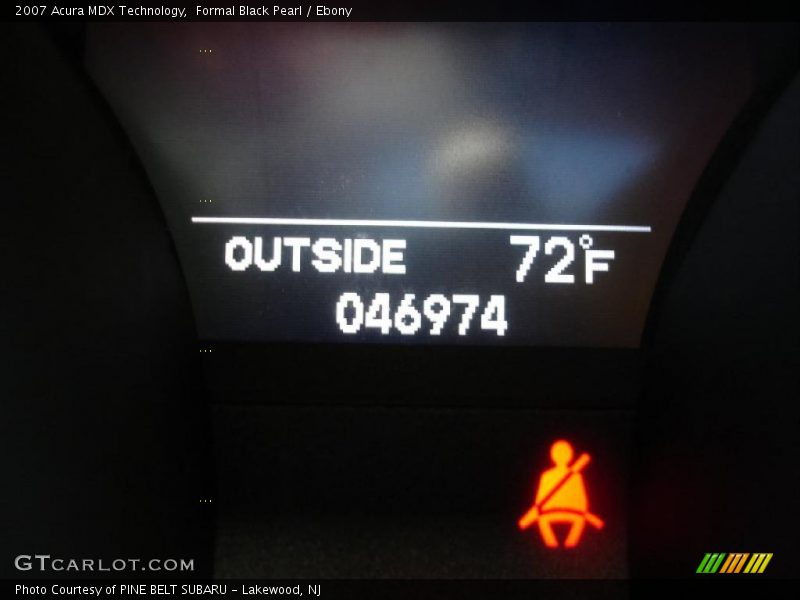Formal Black Pearl / Ebony 2007 Acura MDX Technology
