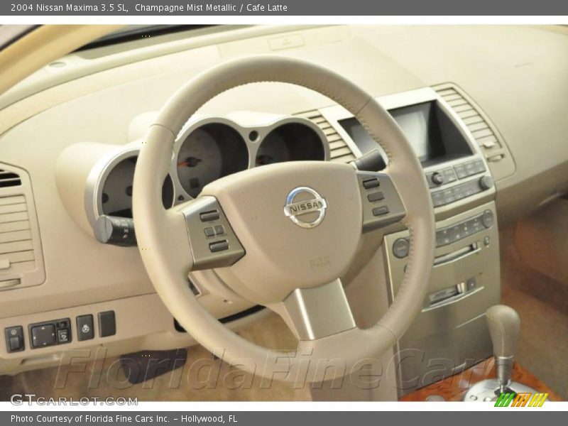 Champagne Mist Metallic / Cafe Latte 2004 Nissan Maxima 3.5 SL
