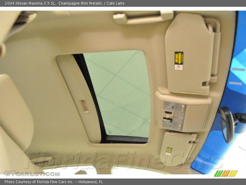 Champagne Mist Metallic / Cafe Latte 2004 Nissan Maxima 3.5 SL