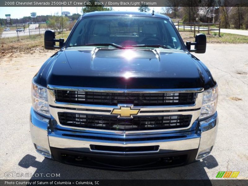 Black / Ebony Black/Light Titanium 2008 Chevrolet Silverado 2500HD LT Crew Cab