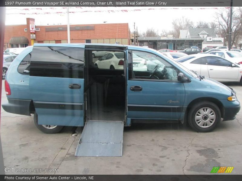 Island Teal Satin Glow / Gray 1997 Plymouth Grand Voyager SE w/Hand Controls, Chair Lift