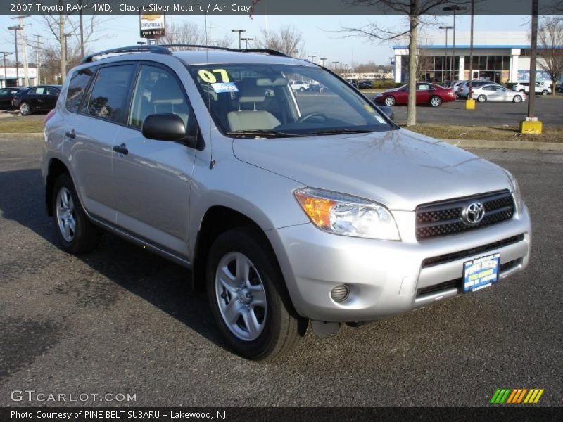 Classic Silver Metallic / Ash Gray 2007 Toyota RAV4 4WD