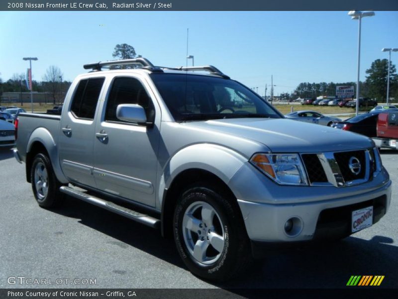 Radiant Silver / Steel 2008 Nissan Frontier LE Crew Cab