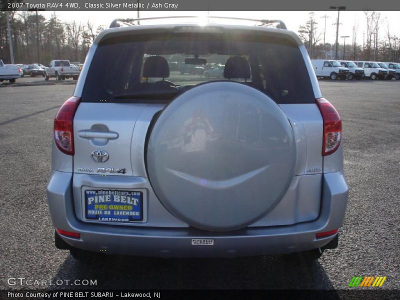 Classic Silver Metallic / Ash Gray 2007 Toyota RAV4 4WD