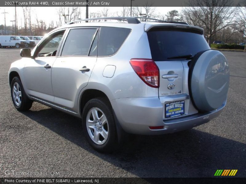 Classic Silver Metallic / Ash Gray 2007 Toyota RAV4 4WD