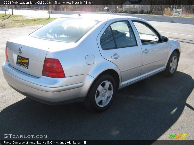 Silver Arrow Metallic / Black 2001 Volkswagen Jetta GLS Sedan