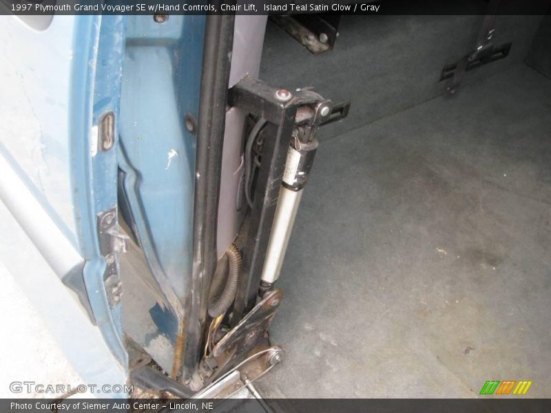 Island Teal Satin Glow / Gray 1997 Plymouth Grand Voyager SE w/Hand Controls, Chair Lift