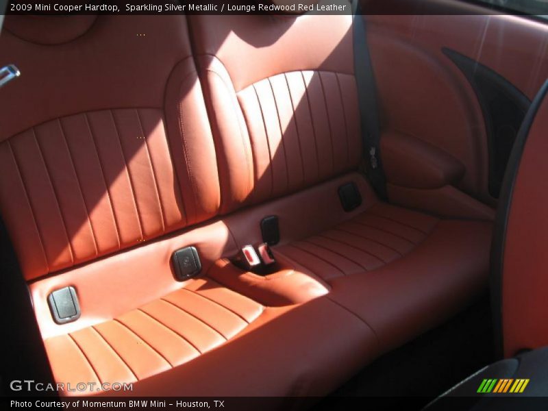 Sparkling Silver Metallic / Lounge Redwood Red Leather 2009 Mini Cooper Hardtop