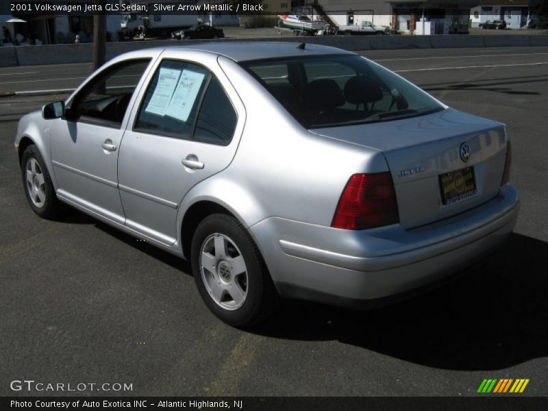Silver Arrow Metallic / Black 2001 Volkswagen Jetta GLS Sedan