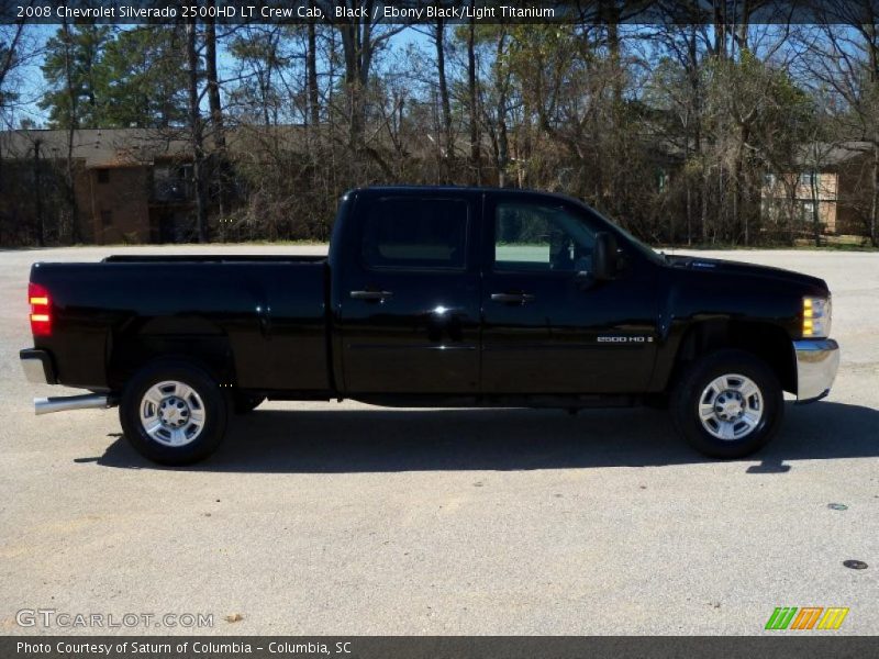 Black / Ebony Black/Light Titanium 2008 Chevrolet Silverado 2500HD LT Crew Cab