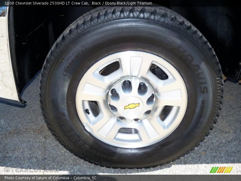 Black / Ebony Black/Light Titanium 2008 Chevrolet Silverado 2500HD LT Crew Cab