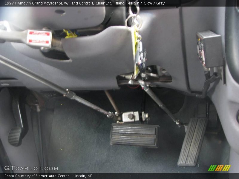 Island Teal Satin Glow / Gray 1997 Plymouth Grand Voyager SE w/Hand Controls, Chair Lift