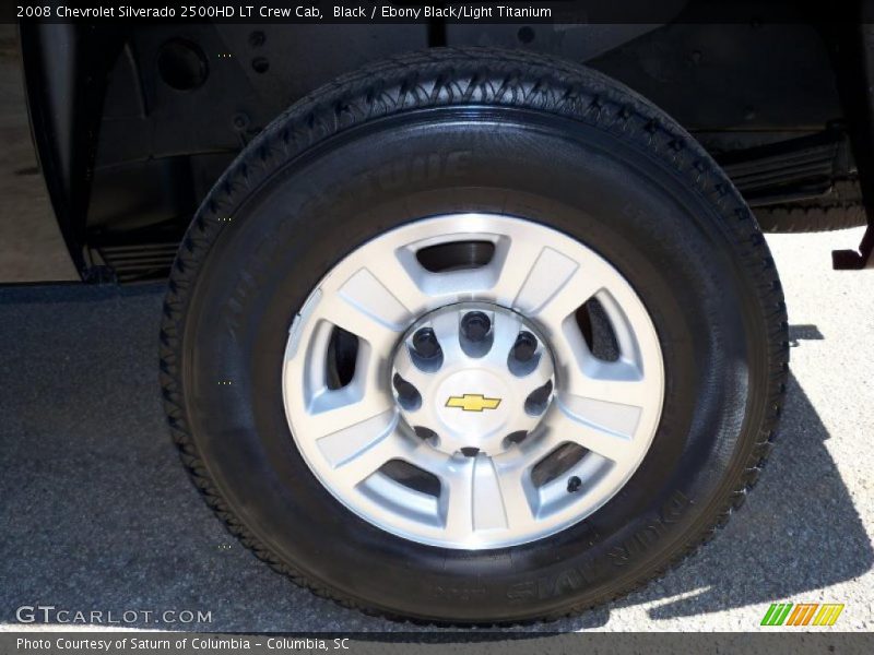 Black / Ebony Black/Light Titanium 2008 Chevrolet Silverado 2500HD LT Crew Cab