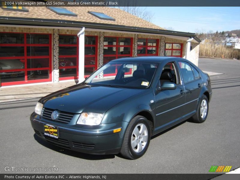 Alaska Green Metallic / Black 2004 Volkswagen Jetta GLS Sedan