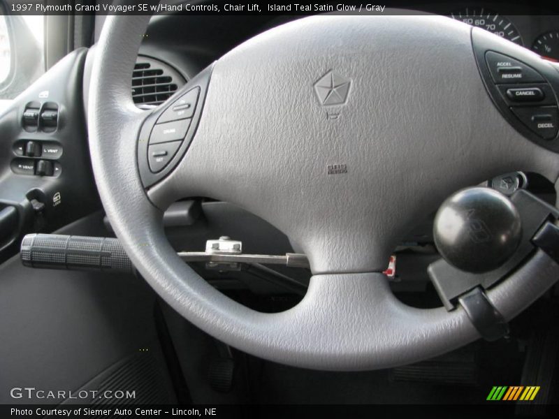 Island Teal Satin Glow / Gray 1997 Plymouth Grand Voyager SE w/Hand Controls, Chair Lift