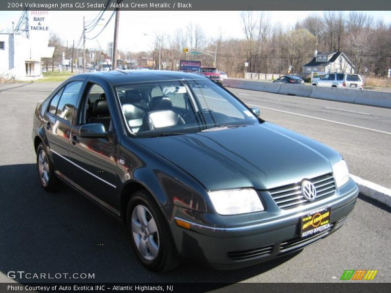 Alaska Green Metallic / Black 2004 Volkswagen Jetta GLS Sedan
