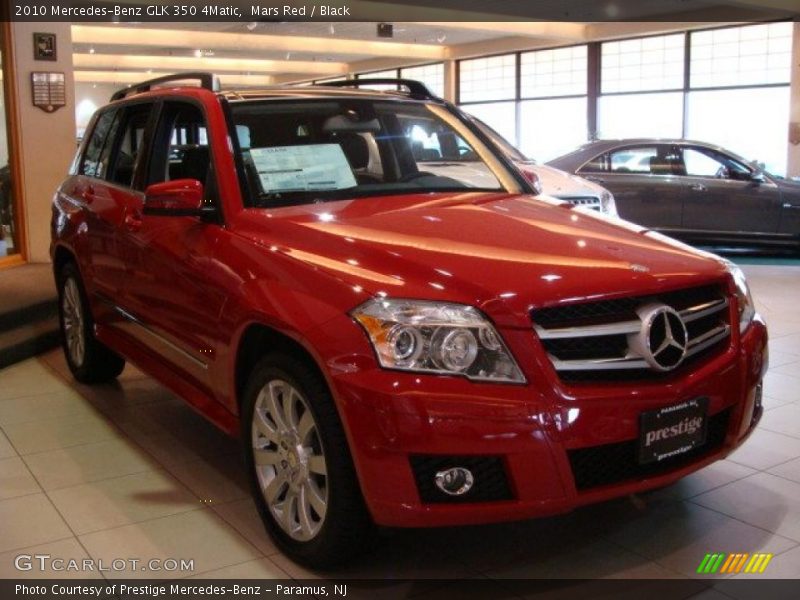 Mars Red / Black 2010 Mercedes-Benz GLK 350 4Matic